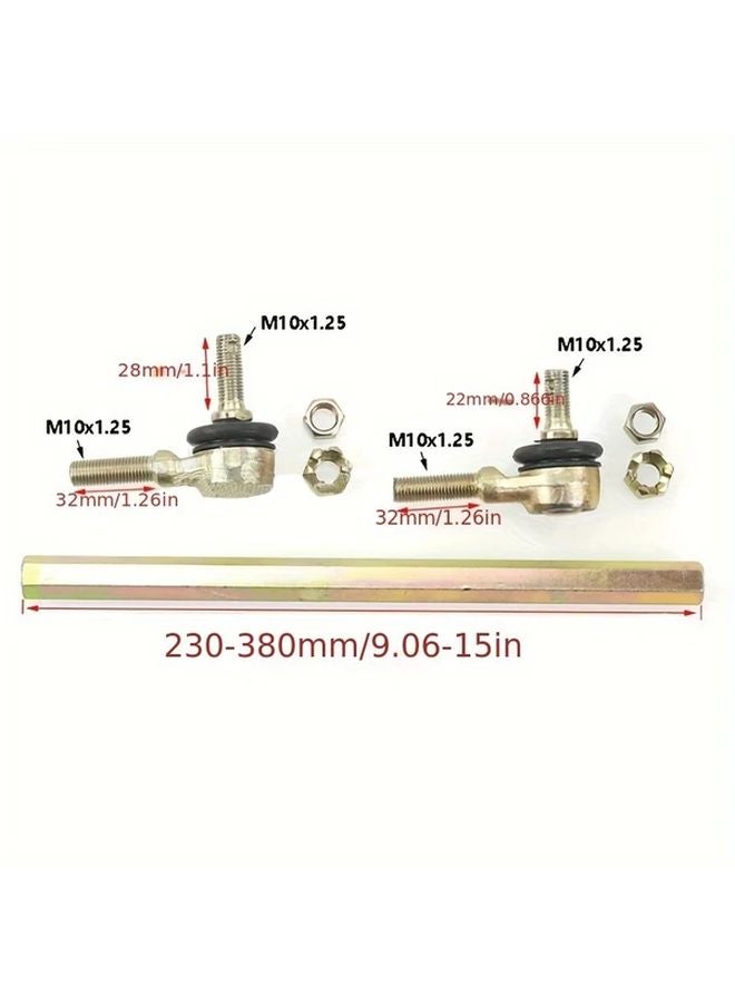 330mm Motorcycle Tie Rod Assembly Replacement For ATV Quad 50cc To 250cc - Image 2
